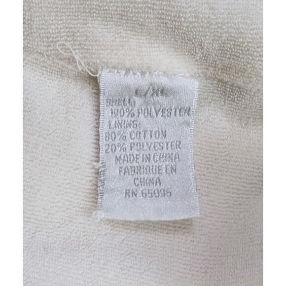 Ritz Carlton Spa Half Moon Bay Bath Robe L/XL Tan Vintage Shawl Collar W/ Belt U - Picture 7 of 13